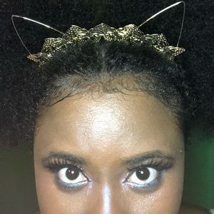 Cat ears with butterflies headband